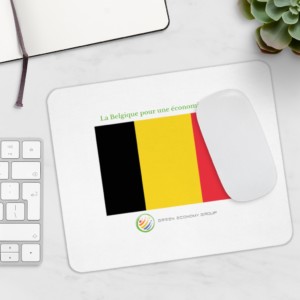 La Belgique pour une économie verte (French) - mouse pad (shipped from EU)