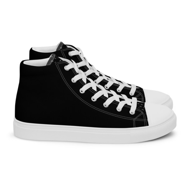 Men’s high top canvas shoes - United Kingdom for a green economy (English) - Image 2