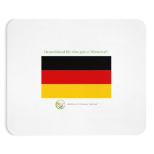 Deutschland für eine grüne Wirtschaft (German) - mouse pad (shipped from EU)