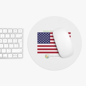 America for a green economy - mouse pad