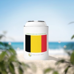 La Belgique pour une économie verte (French) - can cooler sleeve