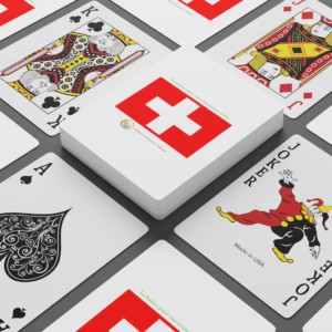 La Suisse pour une économie verte (French) - custom poker cards