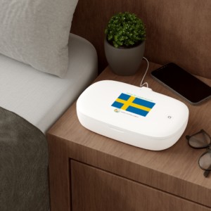 Sverige för en grön ekonomi (Swedish) - UV phone sanitizer and wireless charging pad