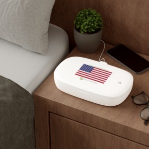 America for a green economy - UV phone sanitizer and wireless charging pad
