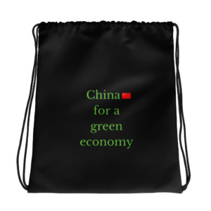 Drawstring bag - China for a green economy (English)