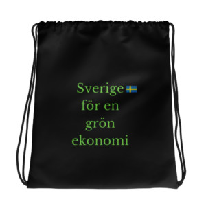 Drawstring bag - Sverige för en grön ekonomi (Swedish)