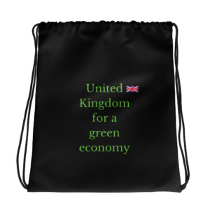 Drawstring bag - United Kingdom for a green economy (English)