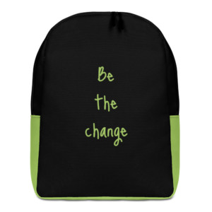 Minimalist backpack kids - Be the change
