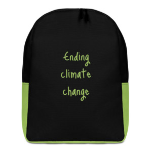 Minimalist backpack kids - Ending climate change