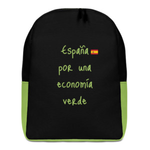 Minimalist backpack kids - España por una economía verde (Spanish)
