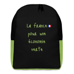 Minimalist backpack kids - La France pour une économie verte (French)