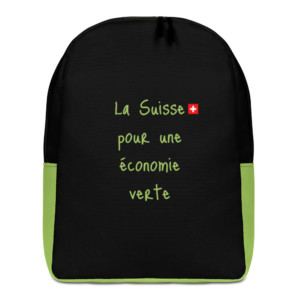 Minimalist backpack kids - La Suisse pour une économie verte (French)