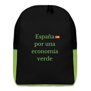 Minimalist backpack - España por una economía verde (Spanish)