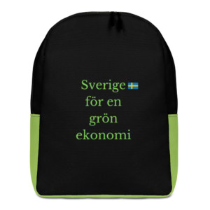 Minimalist backpack - Sverige för en grön ekonomi (Swedish)