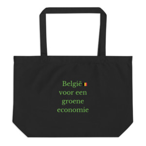 Tote bag ( 100% organic cotton) - België voor een groene economie (Flemish Dutch)