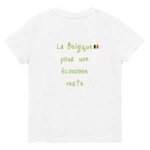 Kids t-shirt (100% organic cotton) - La Belgique pour une économie verte (French)