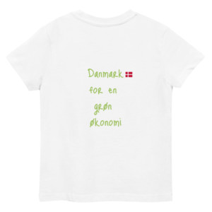 Kids t-shirt (100% organic cotton) - Danmark for en grøn økonomi (Danish)