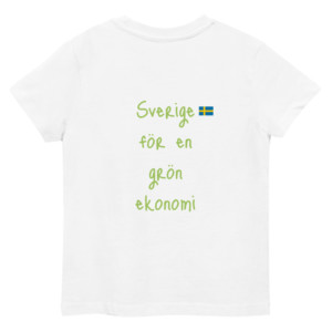 Kids t-shirt (100% organic cotton) - Sverige för en grön ekonomi (Swedish)