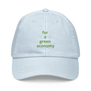 Baseball hat - India for a green economy (English)