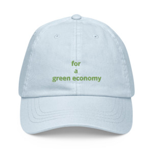 Baseball hat - China for a green economy (English)
