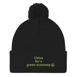 Pom-Pom Beanie - China for a green economy (English)