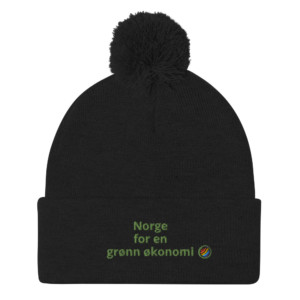 Pom-Pom Beanie - Norge for en grønn økonomi (Norwegian)
