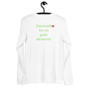 Unisex long sleeve tee - Danmark for en grøn økonomi (Danish)