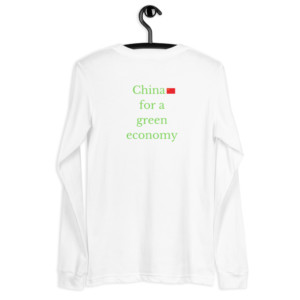 Unisex long sleeve tee - La France pour une économie verte (French)