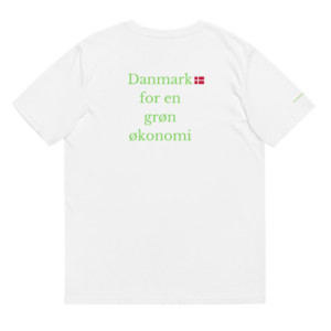Unisex t-shirt (100% organic cotton) - Danmark for en grøn økonomi (Danish)