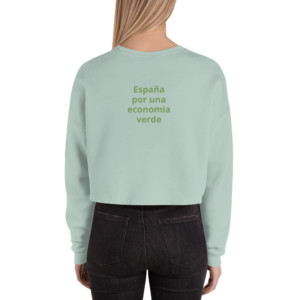 Cropped sweatshirt - España por una economia verde (Spanish)