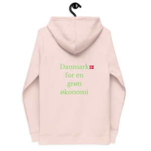 Women's fitted hoodie (80% organic cotton, 20% recycled polyester) - Danmark for en grøn økonomi (Danish)