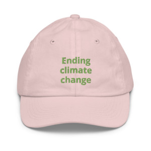 Youth baseball cap - Ending climate change