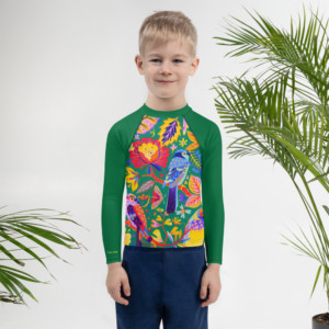 Kids rash guard - Be the change