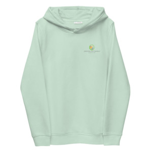 Fitted hoodie (80% organic cotton, 20% recycled polyester) - Be the change
