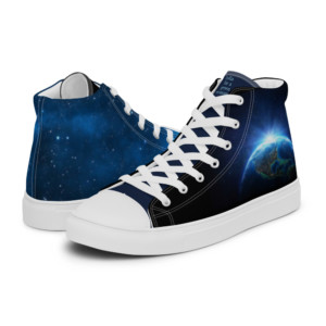 Men’s high top canvas shoes - India for a green economy (English)