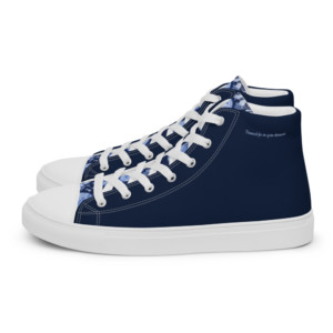 Women’s high top canvas shoes - Danmark for en grøn økonomi (Danish)