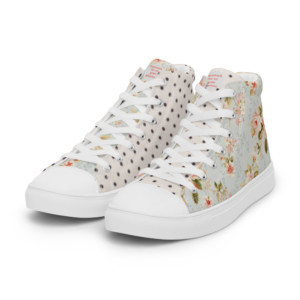 Romantic Points women’s high top canvas shoes - Danmark for en grøn økonomi (Danish)